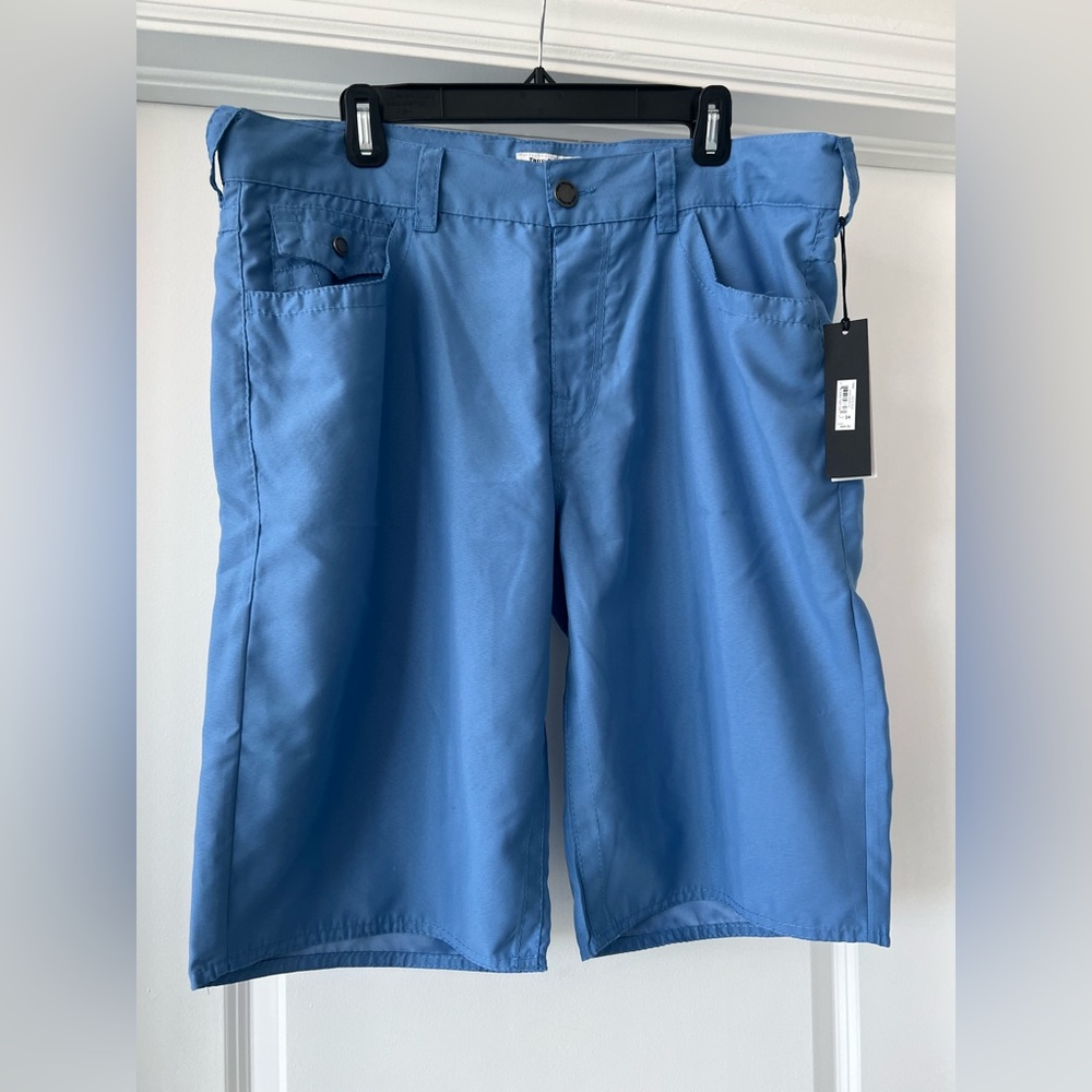 Nwt $99 TRUE RELIGION MENS BLUE SHORTS